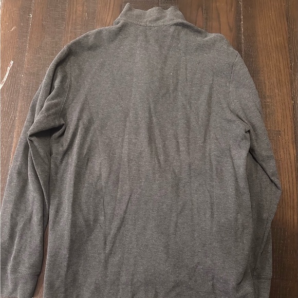 Polo Ralph Lauren Quarter Zip Grey Pullover Size Large Estate Rib - Picture 3 of 3